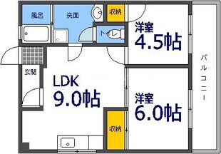 第3松本マンションの物件間取画像